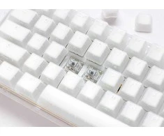Ducky One 3 Aura Baltas TKL Klaviatūra žaidimams, RGB LED - MX-Raudona