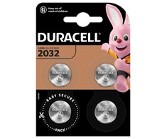 Baterija - Duracell CR2032 3 V, 4 Vnt.