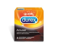 DUREX_Arouser briaunoti prezervatyvai, 3 vnt.