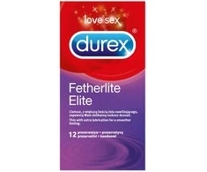 Durex Fetherlite Elite prezervatyvai 12 vnt, itin ploni