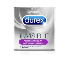Durex nematomi A3 prezervatyvai papildomai sudrėkinti