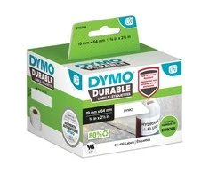 Dymo Dymo LW patvarus 19 mm x 64 mm 2x 450 vnt.