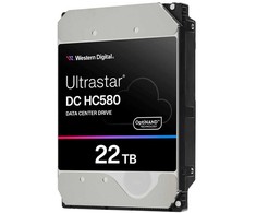 Western Digital Ultrastar DC HC580 internal hard drive 22 TB 7200 RPM 512 MB 3.5" Serial ATA