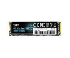 Silicon Power SSD P34A60 256 GB, M.2 PCIe Gen3 x4 NVMe, 2200/1600 MB/s
