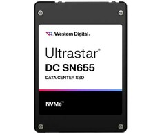 Western Digital Ultrastar DC SN655 U.3 15.4 TB PCI Express 4.0 3D TLC NAND NVMe ISE (0TS2463)