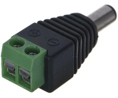 Kita Kištukas maitinimo kabeliui 5,5mm (M) su prisukamomis jungtimis 1 vnt.