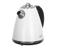 Adler | Virdulys | AD 1343 | Electric | 2200 W | 1.5 L | Nerūdijantis plienas | 360° rotational base | Baltas