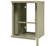EMITERNET Viena pakabinama spintelė 10'' 9U, skardos durys, 325×330x445mm (plotis/gylis/aukštis) EM/SOHO-B-9U