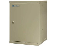 EMITERNET Viena pakabinama spintelė 10'' 9U, skardos durys, 325×330x445mm (plotis/gylis/aukštis) EM/SOHO-B-9U