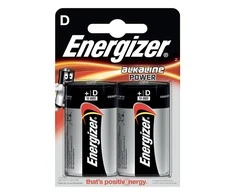 ENERGIZER baterijos LR20 D, blister*2