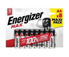 AA Baterijos - Energizer Max LR6, 8 Vnt.