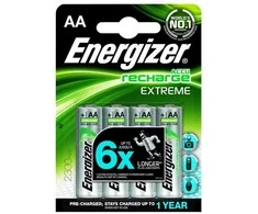 Įkraunami Elementai Energizer Extreme 2300 mAh AA HR6 1.2V 4Vnt