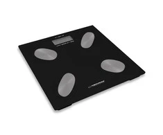 Virtuvinės svarstyklės Esperanza EBS022K personal scale Electronic personal scale Square Juodas