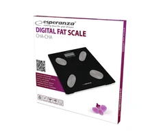 Virtuvinės svarstyklės Esperanza EBS022K personal scale Electronic personal scale Square Juodas