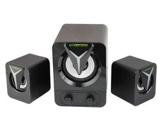 Kompiuterio kolonėlės EGS107 Esperanza garsiakalbiai 2.1 usb led vaivorykštinis sopranas