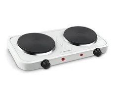 Buitinė Technika - Esperanza COTOPAXI 2 Zonos Elektrinė Viryklė 1000W Balta
