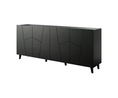 Cama Meble Komoda - Etna 200x42x82 Juoda Matinė