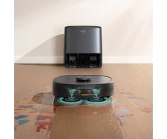Dulkių siurblys - robotas Eufy RoboVac X9 Pro su dulkių išsiurbimo stotele, Juodas