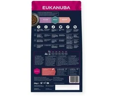 EUKANUBA Vėžlių suaugusių lašišų – sausas kačių maistas – 2kg
