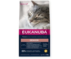 Sausas Kačių Maistas - Eukanuba Vyresniems Katinams Su Vištiena 2kg