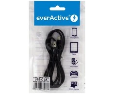 everActive 1m pintas kabelis USB - USB-C 3A