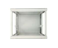 EXTRALINK 9U 600X450 ASP sieninė spintelė metalinių durų pilka