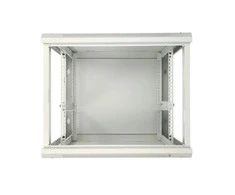 EXTRALINK 9U 600X600 ASP sieninė spintelė metalinių durų pilka