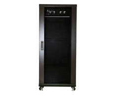 EXTRALINK 27U 600X800 stovima spintelė juodas