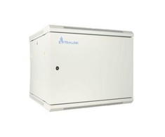 EXTRALINK 12U 600X600 ASP sieninė spintelė metalinių durų pilka