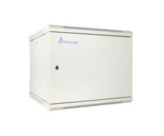EXTRALINK 12U 600X600 ASP sieninė spintelė metalinių durų pilka