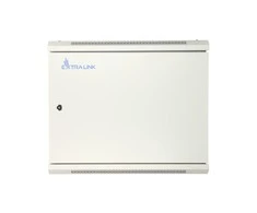 EXTRALINK 12U 600X600 ASP sieninė spintelė metalinių durų pilka