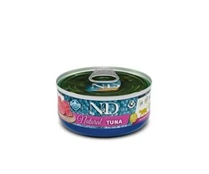 Drėgnas Kačių Maistas - Farmina N&amp;D Natural Tunų 140 g