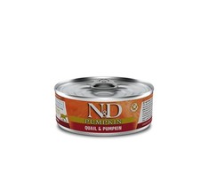 FARMINA N&amp;D PUMPKIN - CAT Wet Quail&amp;moliūgas ADULT 70 g (pak.24)