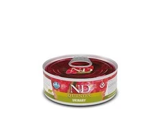 Drėgnas Kačių Maistas - FARMINA N&amp;D CAT Quinoa Urinary Adult Antienos Skonio 80g