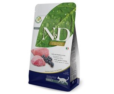 Sausas Kačių Maistas - FARMINA N&amp;D Prime Ėriena Ir Mėlynės 1,5kg