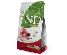 Sausas Kačių Maistas - Farmina N&amp;D Prime Neutered Vištiena Ir Granatas, Suaugusiems 5 Kg
