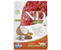 Sausas Kačių Maistas - Farmina N&amp;D Quinoa Odai Ir Kailiui Su Silkėmis Ir Kokosais