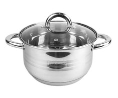 Plieninis puodas su dangteliu, indukcinis, 20cm, 3,9l | Maestro MR-3513-20