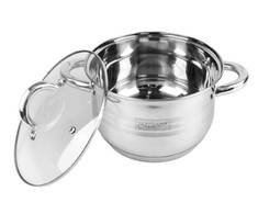 Plieninis puodas su dangteliu, indukcinis, 20cm, 3,9l | Maestro MR-3513-20