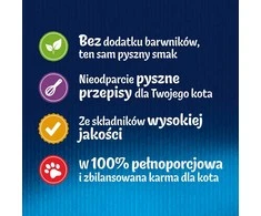 Purina Nestle Drėgnas Kačių Maistas - Felix Fantastiški Žuvų Skoniai Drebučiuose su Tunu, Lašiša, Menke ir Plekšnėmis (12x 85g)