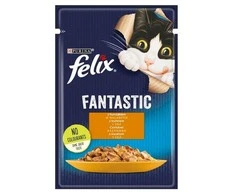 Purina Nestle Drėgnas Kačių Maistas - FELIX Fantastic Vištiena Želė 85g