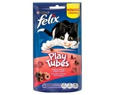 Purina Nestle FELIX Play Tubes kalakutiena, Ham – sausas kačių ėdalas – 50 g