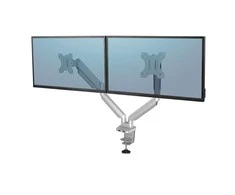 Laikiklis Fellowes Platinum ramię na 2 monitory Sidabrinė