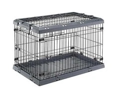 Ferplast Narvas šunims Superior 90, juodos spalvos, 92x58x62,5cm