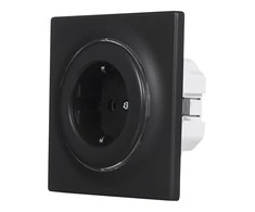 Fibaro FGWOF-011-8 socket-outlet Type F Juodas