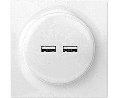 USB šakotuvas – „Fibaro Walli N“ 2 USB šakotuvai