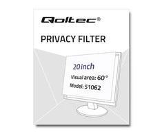 Qoltec Privatumo filtrai RODO | 20'' | 16:10