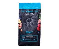 FITMIN For Life Adult didelės veislės - sausas šunų maistas - 12 kg