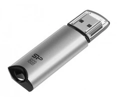 SILIKONIO MAITINIMO KOMPIUTERIS &amp; COMMUNICAT SILICON POWER atmintis USB Marvel M02 16GB USB 3.0 Sidabrinis