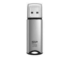 SILIKONIO MAITINIMO KOMPIUTERIS &amp; COMMUNICAT SILICON POWER atmintis USB Marvel M02 32GB USB 3.0 Sidabrinis